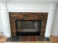 fireplace after remodeling